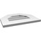 Ekena Millwork Octagonal Top Surface Mount PVC Gable Vent w/ 3-1/2"W x 1"P Standard Frame, 18"W x 14"H GVPOT18X1401SN - alternate 4